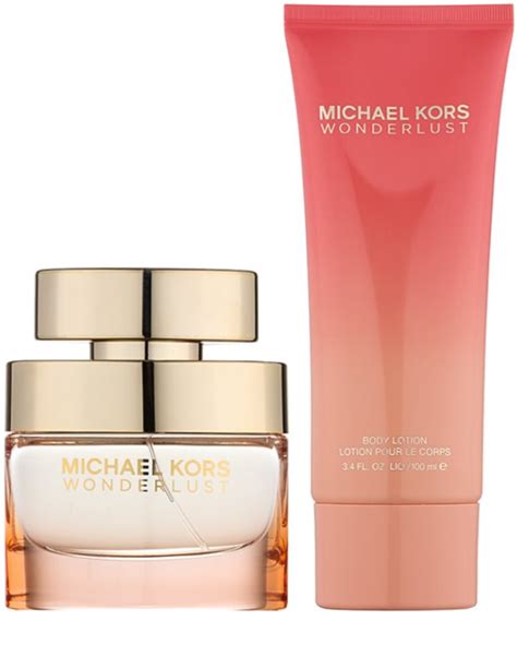 michael kors belt gift set|Michael Kors wonderlust body lotion.